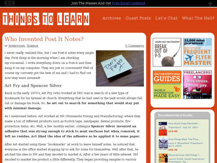 www.thingstolearn.net