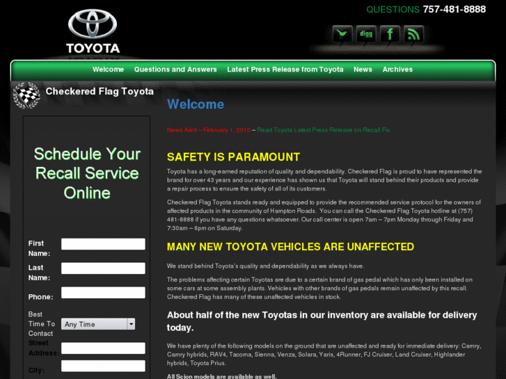 www.toyotarecallvirginia.com