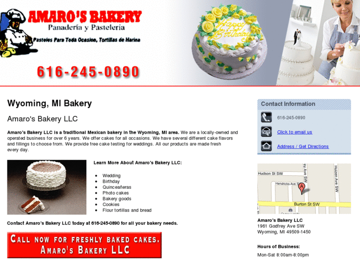 www.amarosbakery.com