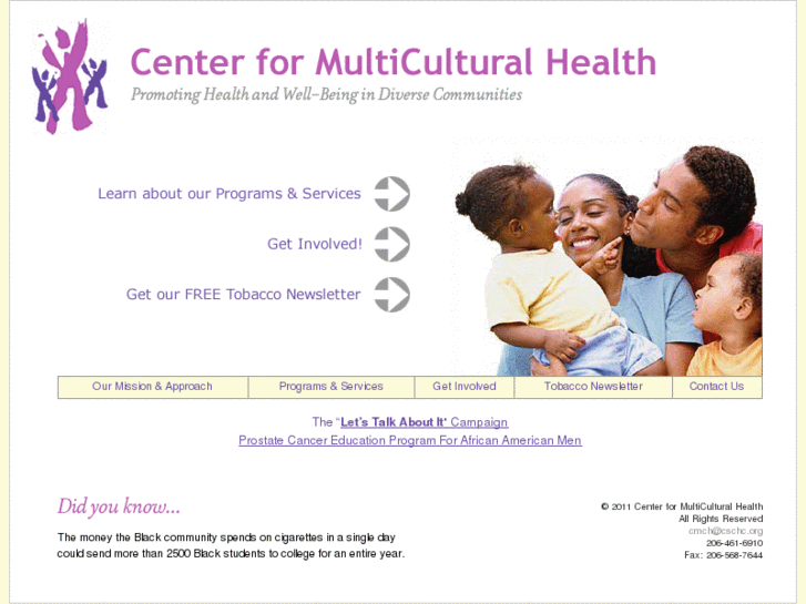 www.centerformulticulturalhealth.org