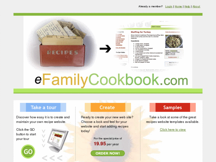 www.efamilycookbook.com
