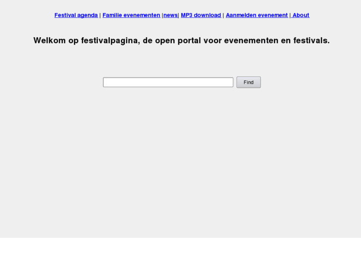 www.festivalpagina.nl