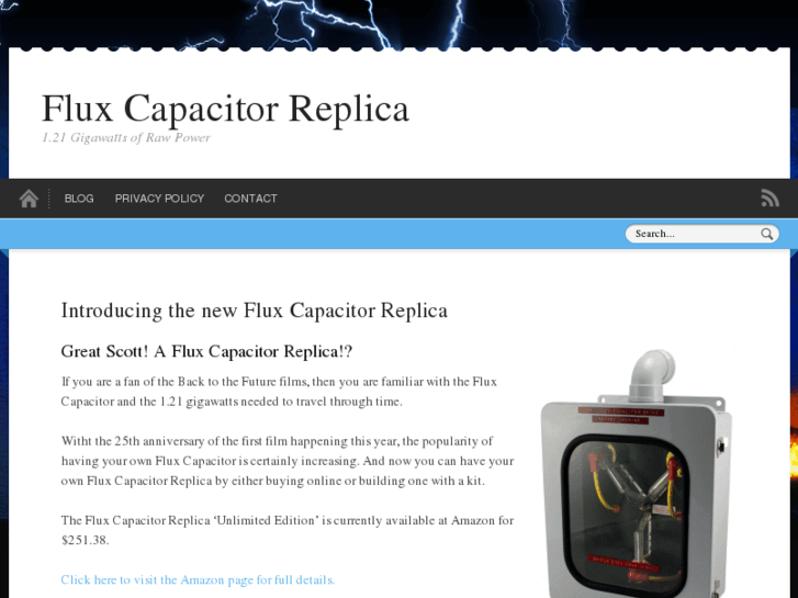 www.fluxcapacitorreplica.com