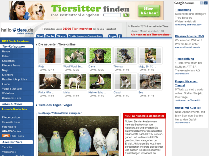 www.hallotiere.com