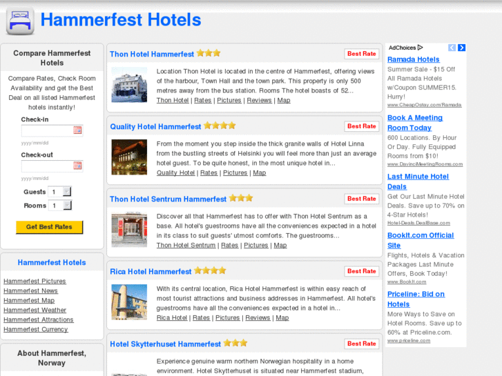 www.hammerfesthotels.com