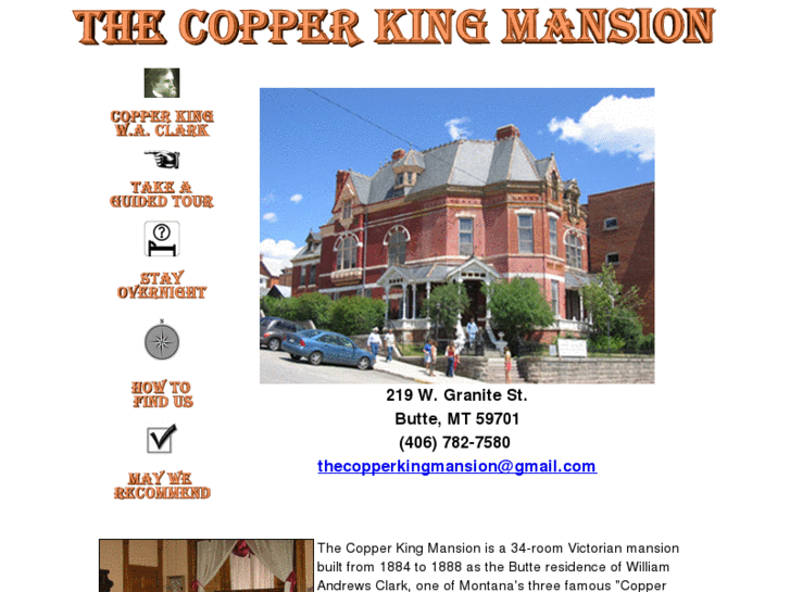 www.thecopperkingmansion.com