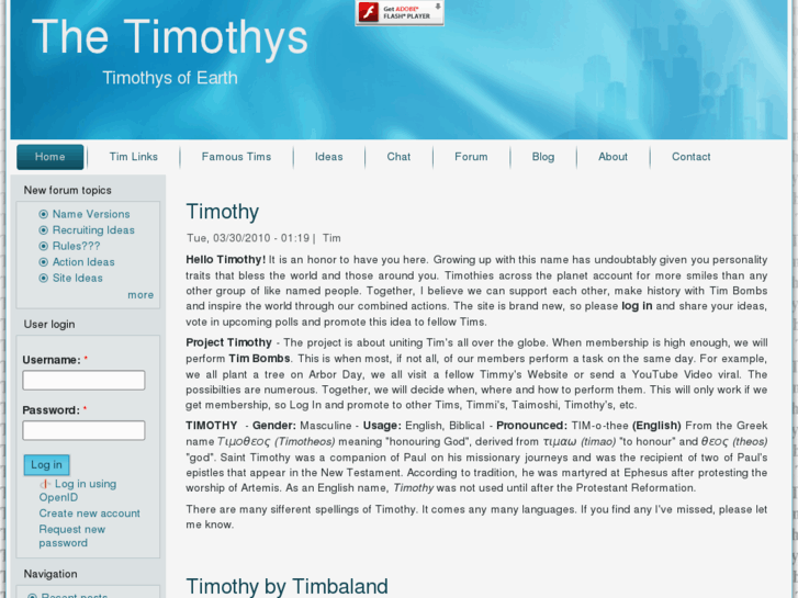 www.thetimothys.com