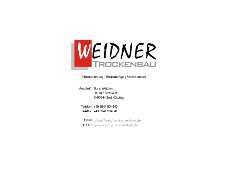 www.weidner-trockenbau.com