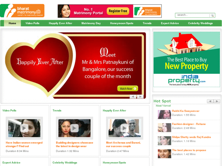 www.bharatmatrimony.tv