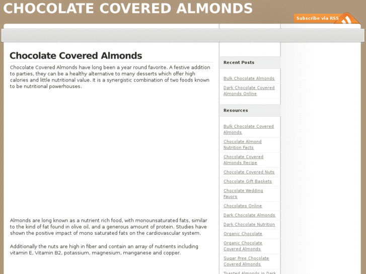 www.chocolatecoveredalmonds.org