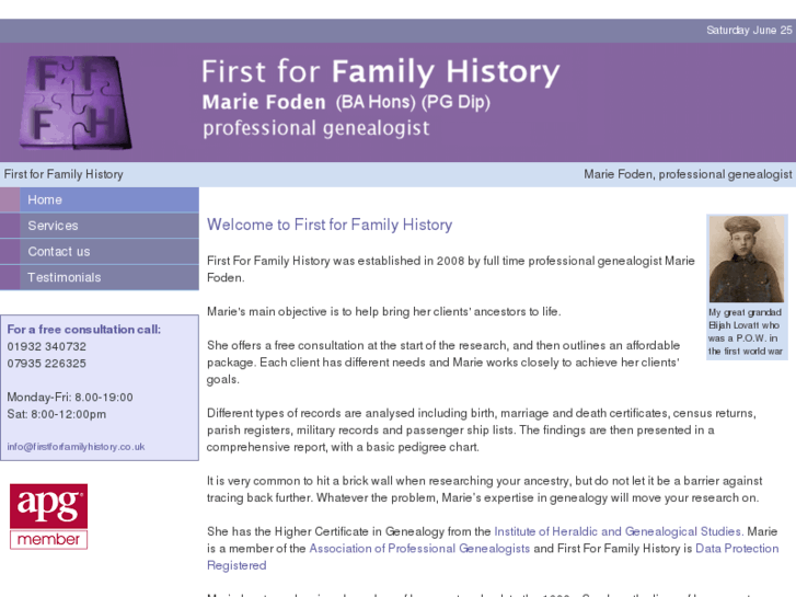 www.firstforfamilyhistory.com