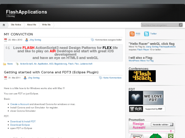 www.flashapplications.de