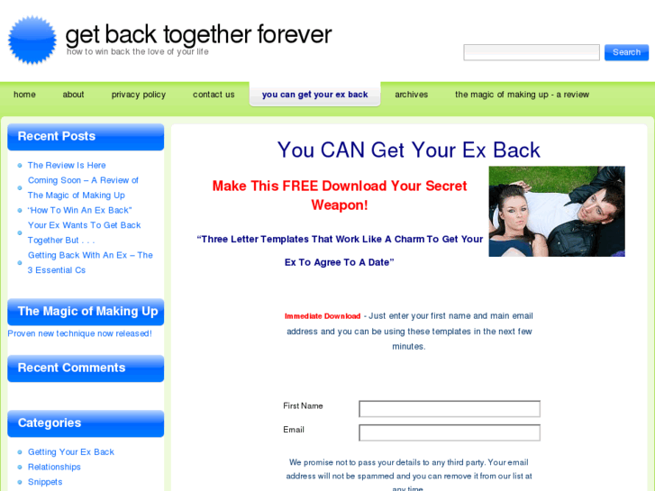 www.getbacktogetherforever.com