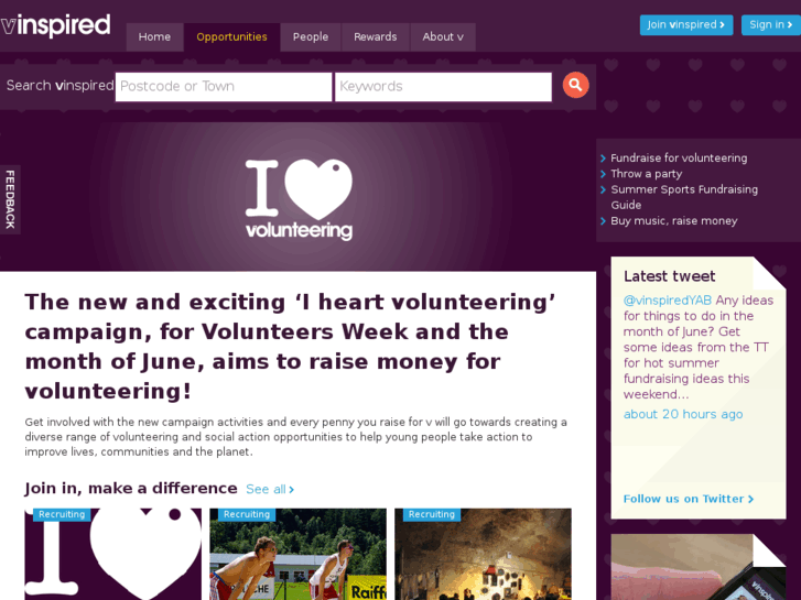 www.iheartvolunteering.org