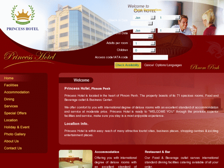 www.princesshotelphnompenh.com