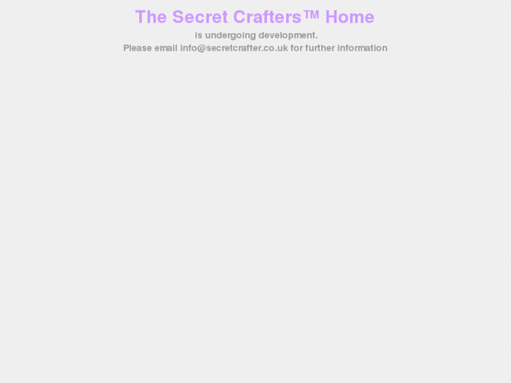 www.secretcrafter.co.uk