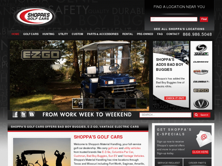 www.shoppasgolfcars.com