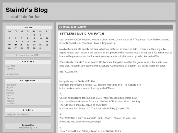 www.stein0r.net