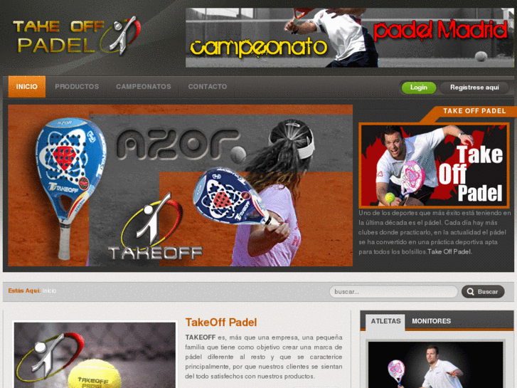 www.takeoffpadel.es