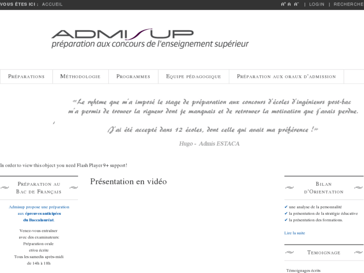 www.admisup.com