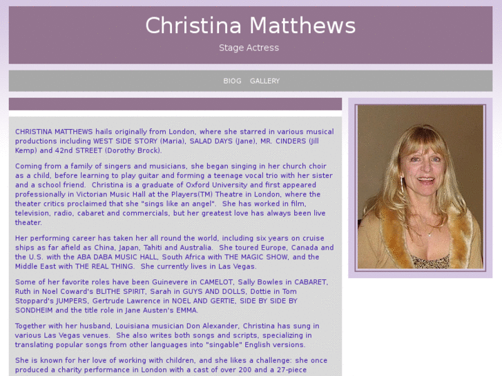 www.christinamatthews.com