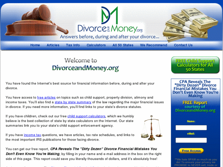 www.divorceandmoney.com