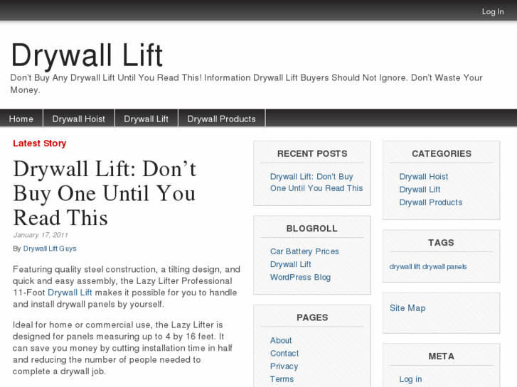 www.drywall-lift.org