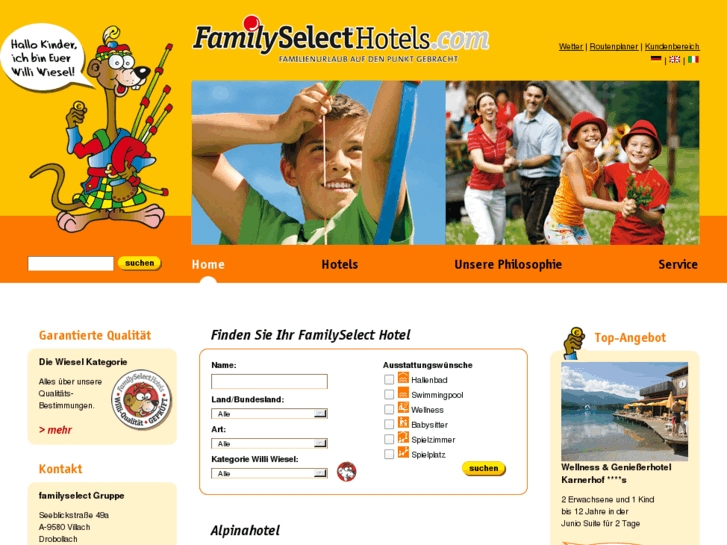 www.familyselecthotel.com