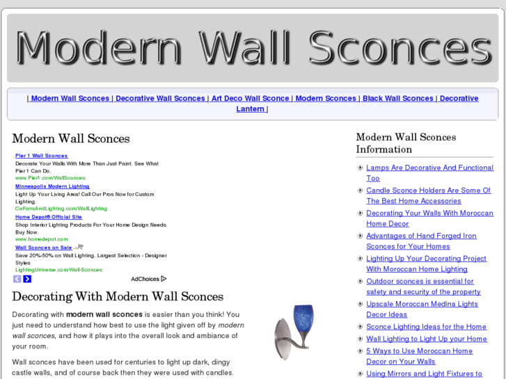 www.modernwallsconces.net