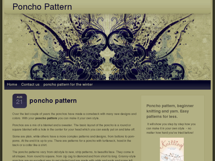 www.ponchopattern.net