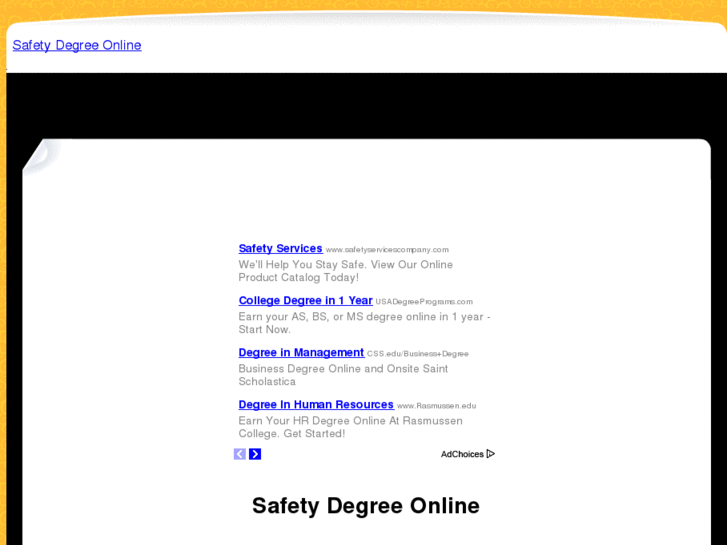 www.safetydegreeonline.com