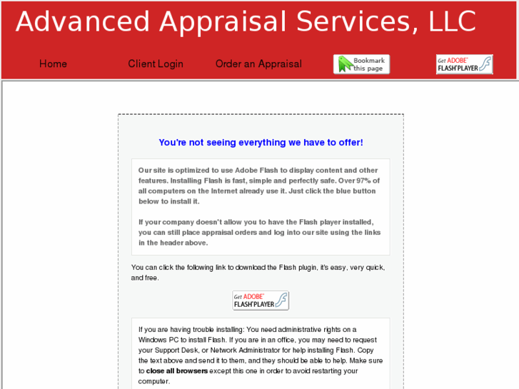 www.advancedappraisalsvcs.net