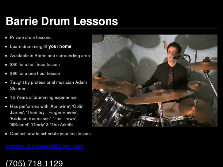 www.barriedrumlessons.com