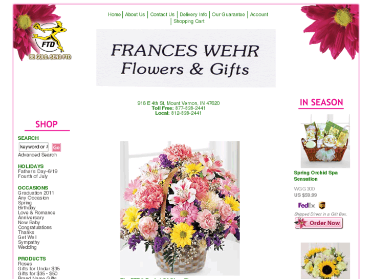 www.franceswehrflorist.com