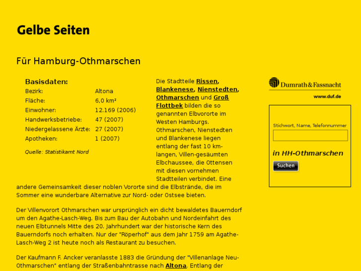 www.gelbeseiten-othmarschen.info