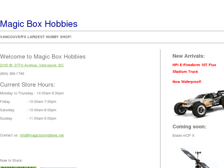www.magicboxhobbies.net