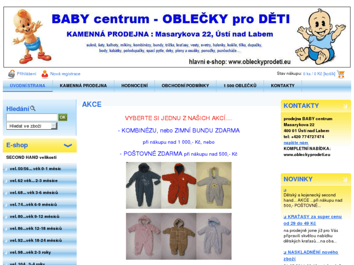 www.obleckyprodeti.com