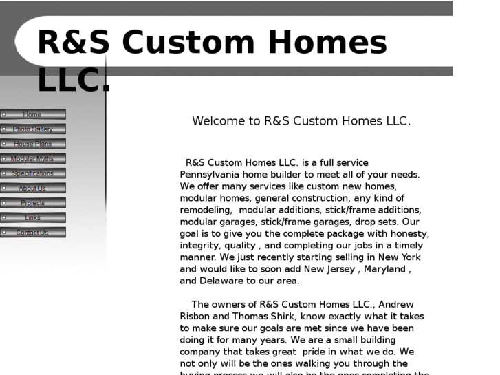 www.rscustomhomesllc.com