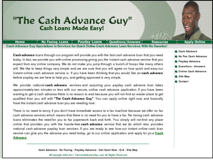 www.thecashadvanceguy.com