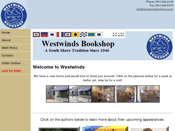 www.westwindsbookshop.com