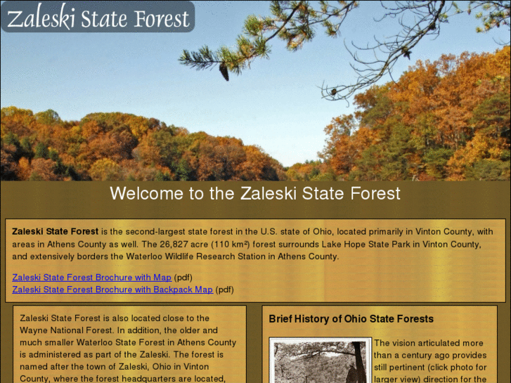 www.zaleskistateforest.com