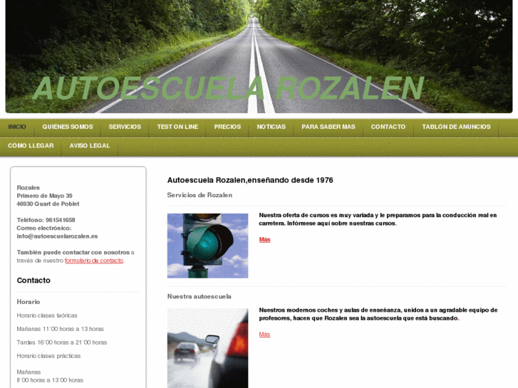 www.autoescuelarozalen.es