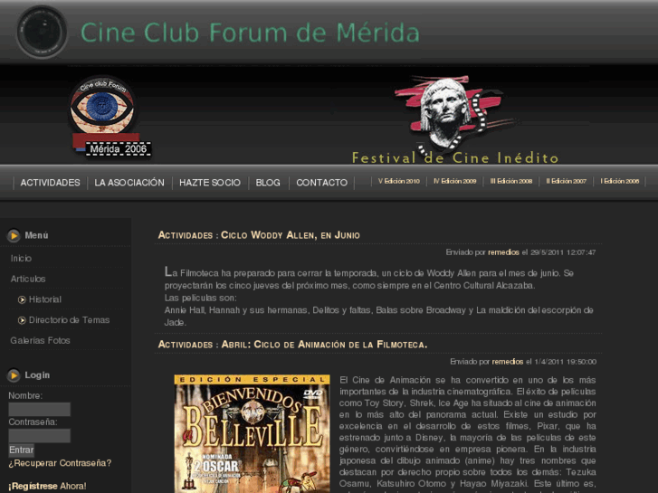 www.cineclubmerida.es