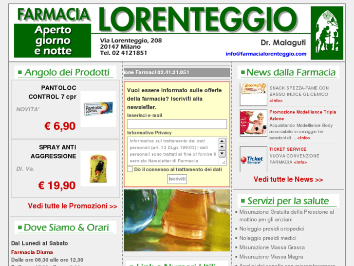 www.farmacialorenteggio.com