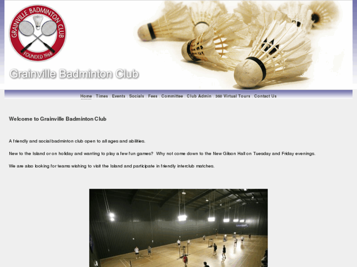 www.grainvillebadmintonclub.com