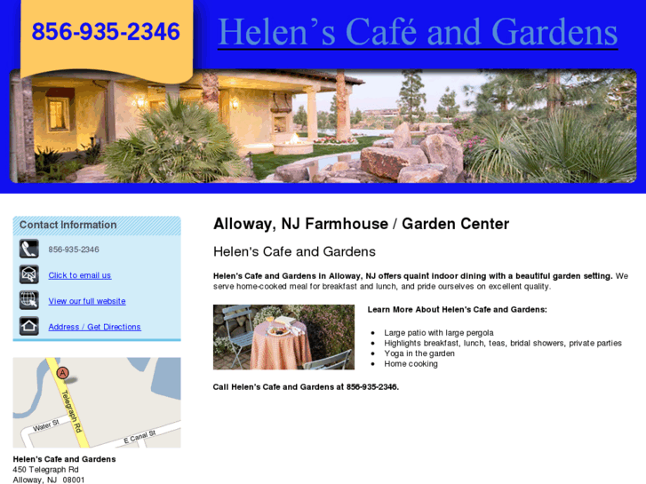 www.helenscafeandgardensnj.com