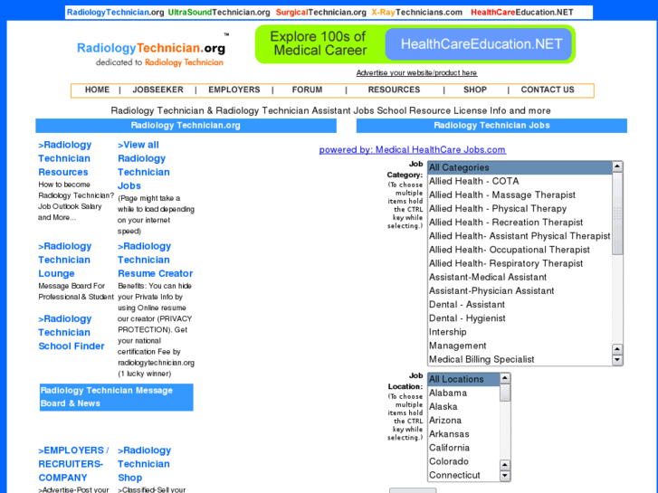 www.radiologytechnician.org