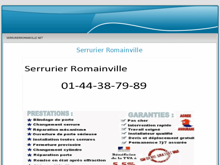 www.serrurierromainville.net