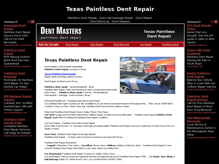 www.texaspaintlessdentrepair.com