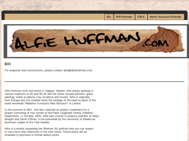 www.alfiehuffman.com